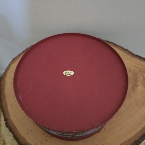 Christmas snowman tin, snowmen melt your heart. Hand painted - Picture 5 of 7